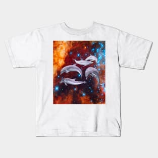 Star Dolphins Kids T-Shirt